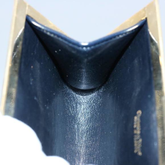 Christian Dior Trotter Canvas Pouch Navy Auth ep2830 - Picture 12 of 15